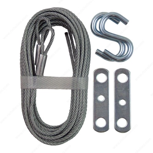 Richelieu SK7112 12 ft Garage Door Extension Cable (2-Pack)