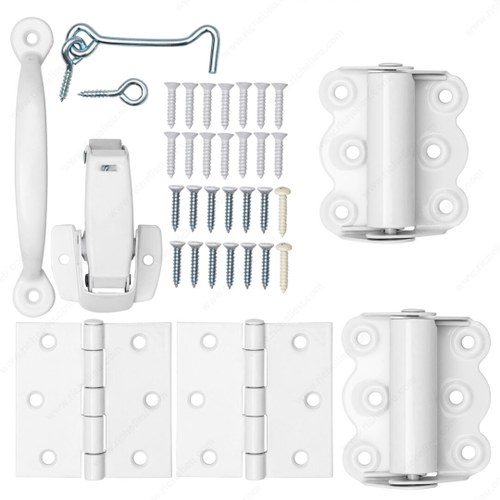 Richelieu SK917W 7-Piece Screen Door Installation Kit