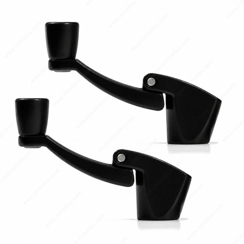 Richelieu SK927BL Folding Window Crank Handle Set, 2-Pack