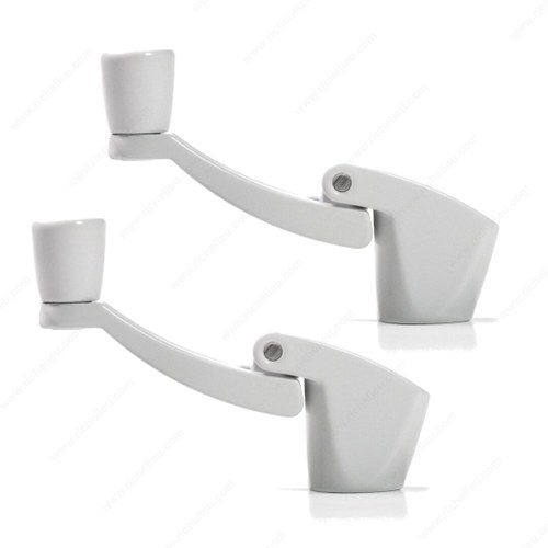 Richelieu SK927W Folding Window Crank Handle Set, 2-Pack