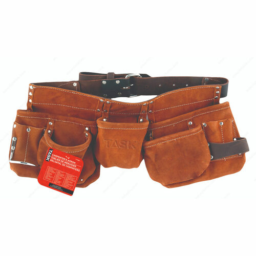 Richelieu T77260 Leather 11-Pocket Carpenter Apron