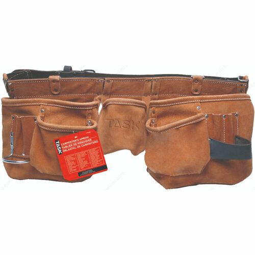 Richelieu T77261 Leather 11-Pocket Oversized Carpenter Apron