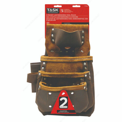 Richelieu T77301 Master Carpenter 6-Pocket Tool Bag with Tape Measure Holder
