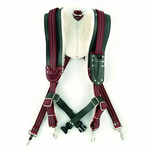 Richelieu T77581 Sheepskin Lined Harness Suspenders