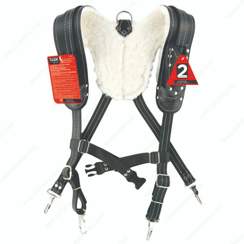 Richelieu T77584 Sheepskin Lined Harness Suspenders