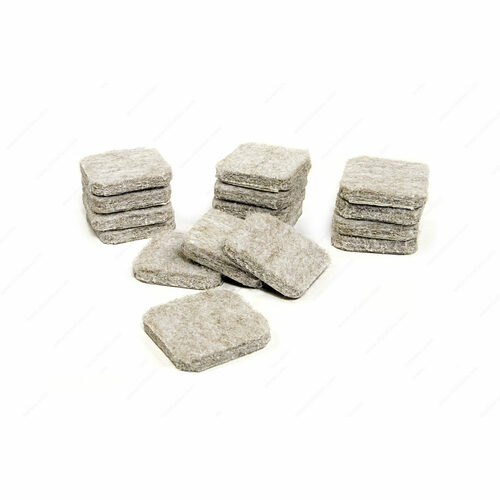 Richelieu V93170 ECO Feltac Square Felt Pads