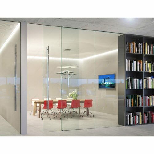 Richelieu WEBKIT1004078 HAWA PORTA 100 GWF Sliding Door Fixed Glass Partition System