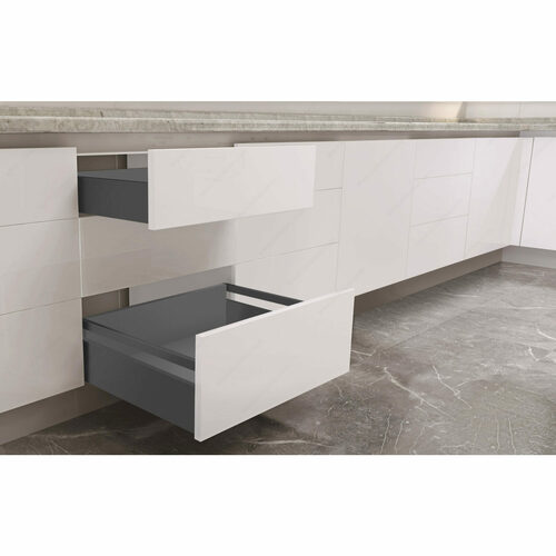Richelieu WEBKIT1224141 OPTIMIZ-R 121mm Drawer Set with Gallery Rails