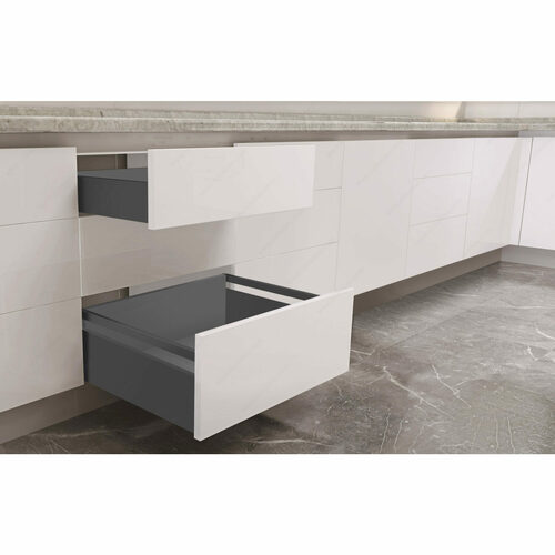 Richelieu WEBKIT1224178 OPTIMIZ-R 185mm Drawer Set with Gallery Rails