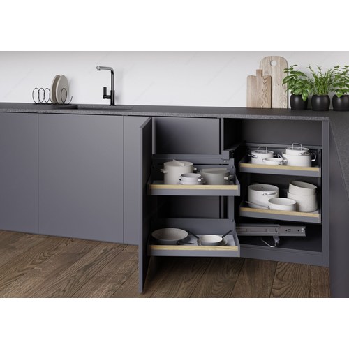 Richelieu WEBKIT1249987 Magic Corner LIRO Sets for Frameless Cabinets