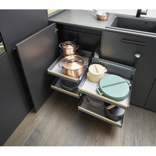 Richelieu WEBKIT1257013 LIRO Magic Corner II Units for Frameless Cabinets
