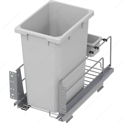 Richelieu WEBKIT1257433 ENVI Bottom Mount Sliding Waste Bin Set
