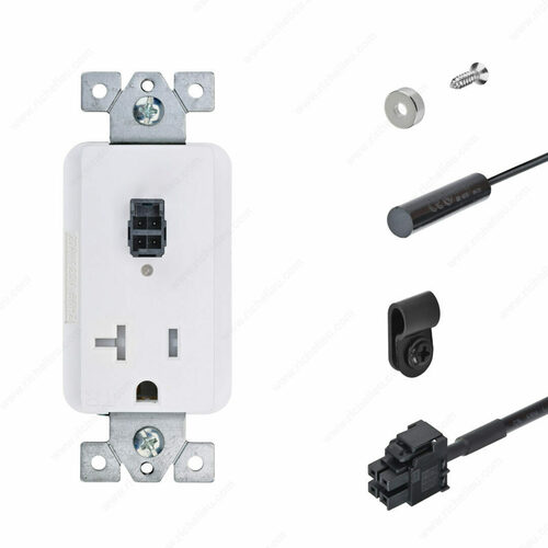 Richelieu WEBSO1250269 Docking Drawer Safety Interlock Outlet with Magnetic Switch