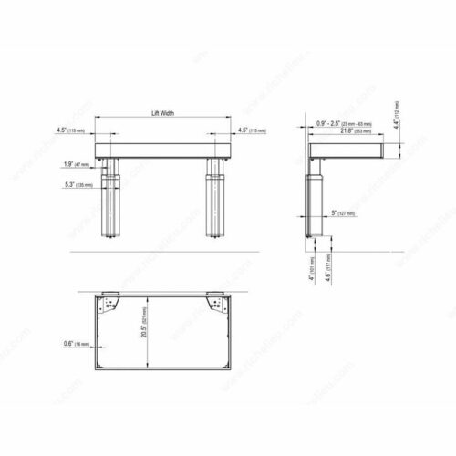 Richelieu WEBSO1250287 BaseLift 6600 - Base Lift System