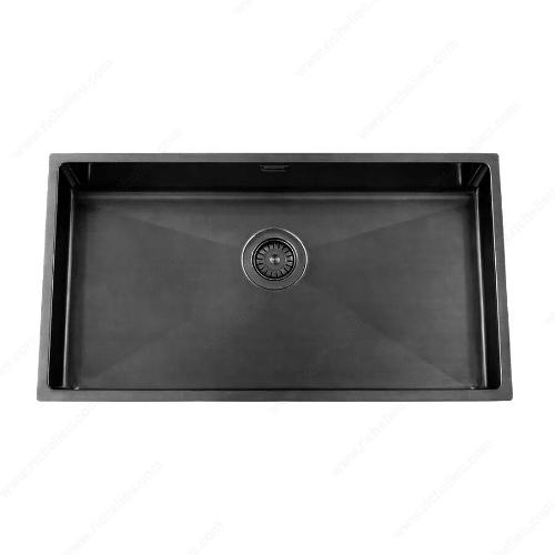 Richelieu WEBSO1258418 Trendline EST-700 Stainless Steel Sink - Accessible Design, 740x440x120 mm