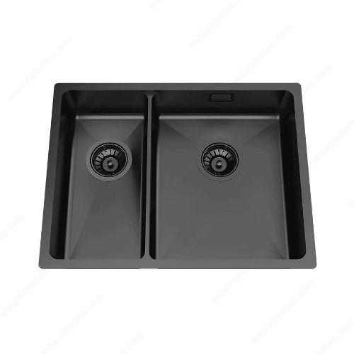 Richelieu WEBSO1258424 Trendline EST-53KH Stainless Steel Accessible Sink, 578x440x120 mm