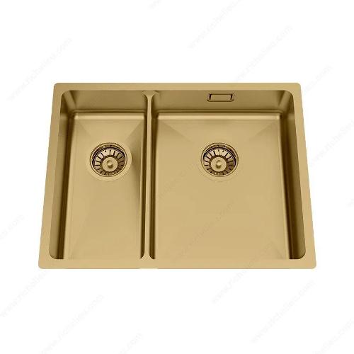 Richelieu WEBSO1258425 Trendline EST-53KH Stainless Steel Sink - Accessible Design, 578x440x120mm