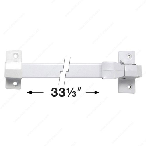 Richelieu ZB12XAM Touchbar for Storm Doors - No Handle Required