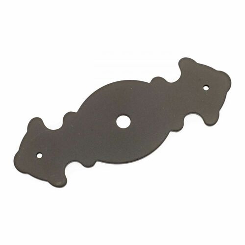RKI BP-1790-RB Oil Rubbed Bronze Decorative Knob Backplate with One Hole