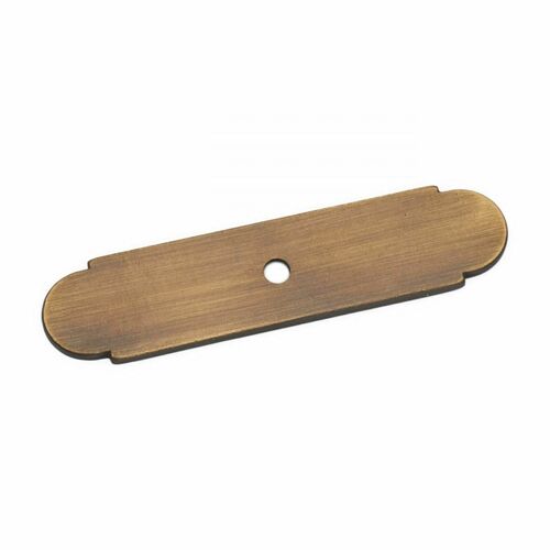 RKI BP-7819-AE Antique English Small Knob Backplate with One Hole