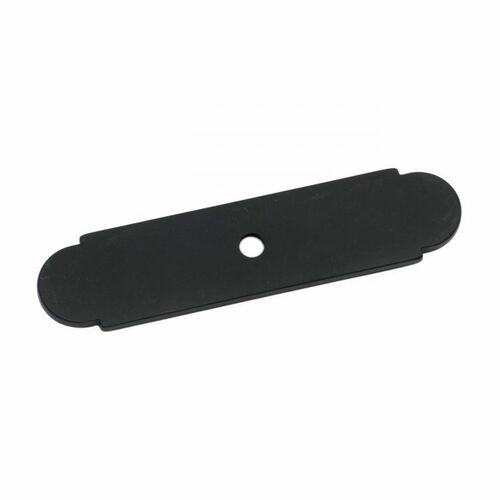 RKI BP-7819-BL Black Small Knob Backplate with One Hole