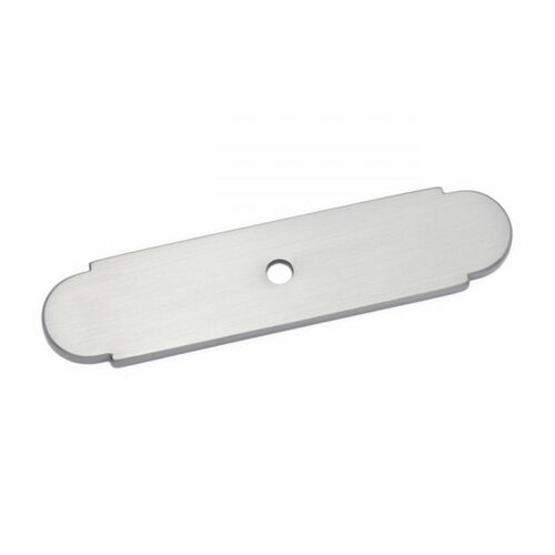 RKI BP-7819-P Satin Nickel Small Knob Backplate with One Hole