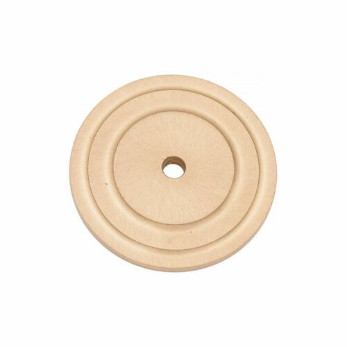 RKI BP-7821-SB Satin Brass Plain Single Hole Knob Backplate