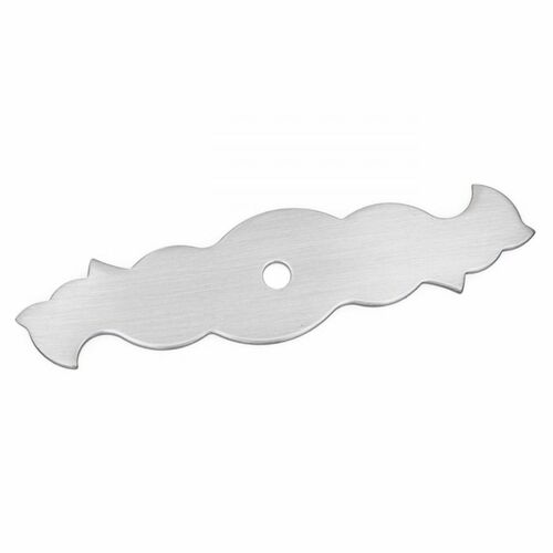 RKI BP-7901-P Curvy Satin Nickel Single Hole Knob Backplate