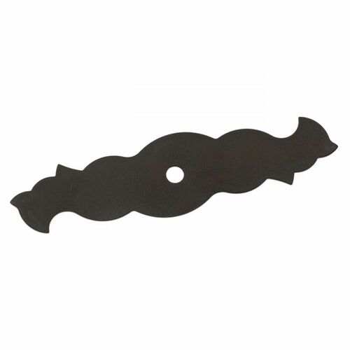 RKI BP-7901-RB Curvy Single Hole Knob Backplate - Oil Rubbed Bronze