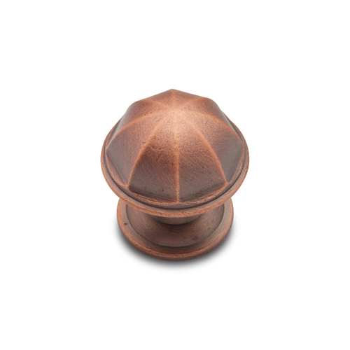 RKI CK-192-DC Contoured Dome Knob - Distressed Copper
