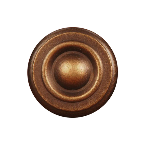 RKI CK-4243-AE Solid Georgian Knob - Antique English Finish