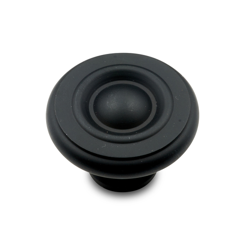 RKI CK-4243-BL Solid Black Georgian Knob