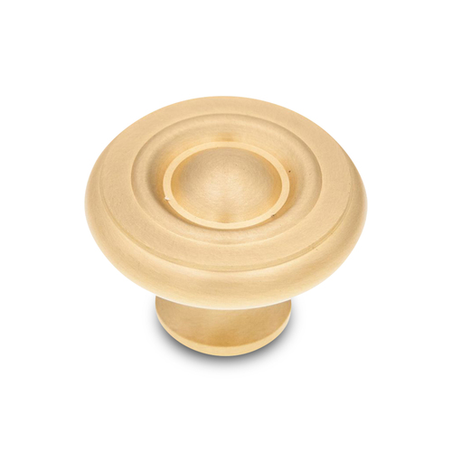 RKI CK-4243-SB Satin Brass Solid Georgian Knob