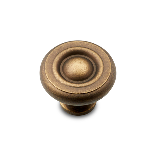 RKI CK-4244-AE Solid Georgian Knob - Antique English Finish