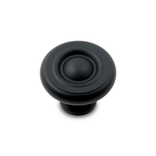 RKI CK-4244-BL Solid Black Georgian Knob