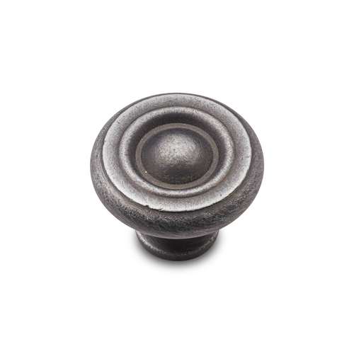 RKI CK-4244-DN Solid Georgian Knob - Distressed Nickel