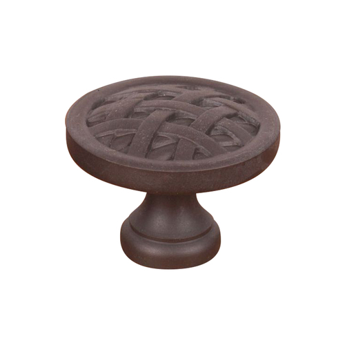RKI CK-751-RB Cross-Hatched Knob - Oil Rubbed Bronze