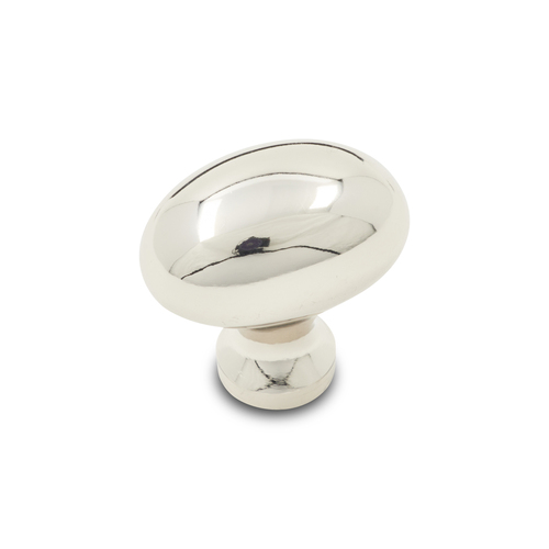 RKI CK-8215-PN Polished Nickel Football Knob
