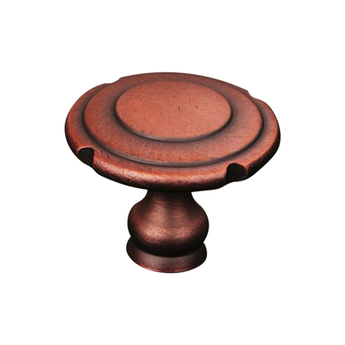 RKI CK-9301-DC Distressed Copper Truncated Edge Knob