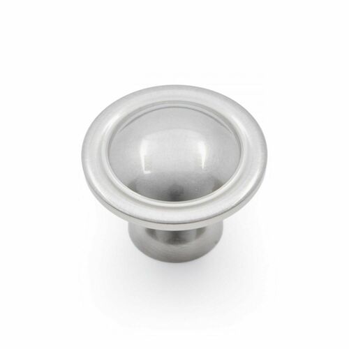 RKI CK-9303-P Satin Nickel Smooth Dome Knob