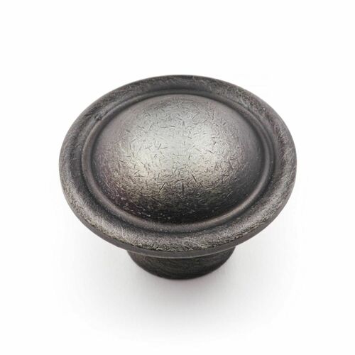 RKI CK-9304-DN Distressed Nickel Smooth Dome Knob