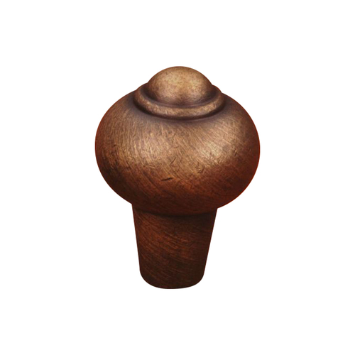 RKI CK-9306-AE Antique English Solid Round Knob with Tip