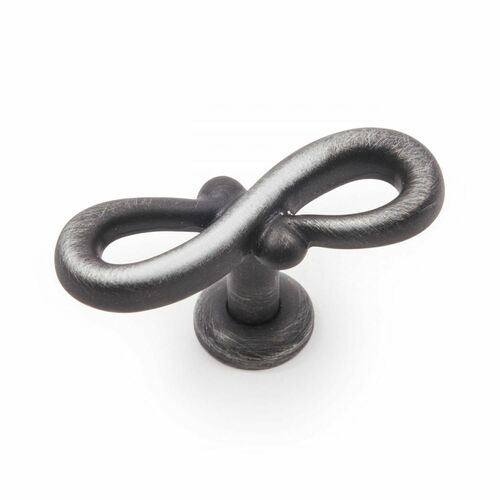 RKI CK-9317-DN Distressed Nickel Butterfly Pretzel Knob
