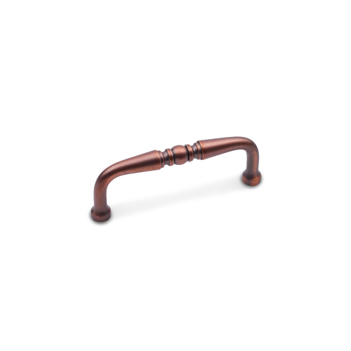 RKI CP-04-DC Curved Decorative Pull - Distressed Copper