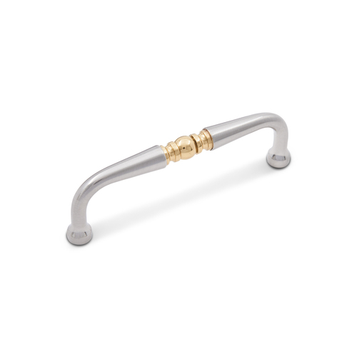 RKI CP-05-TBP Satin Nickel Curved Decorative Pull