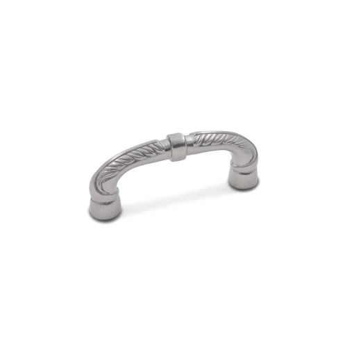 RKI CP-862-P Satin Nickel Bow Pull with Petals and Solid Line