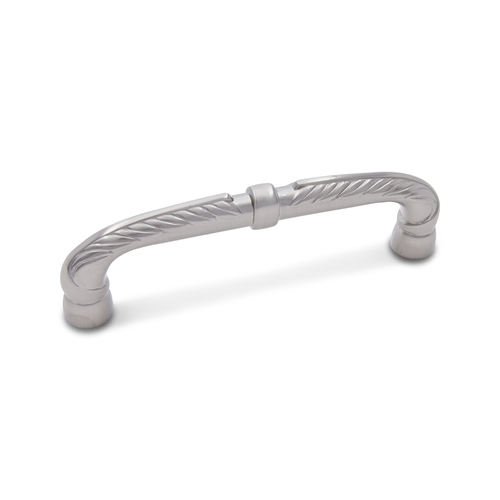 RKI CP-863-P Satin Nickel Bow Pull with Petals and Solid Line