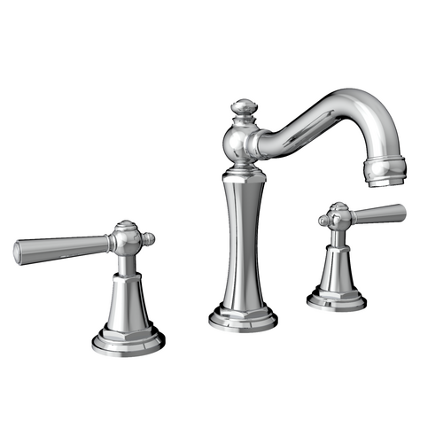 Santec 1020MP10 LYRA Widespread Lavatory Set - Lever Handle