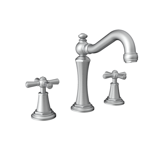 Santec 1020PF75 LYRA Widespread Lavatory Set - Cross Handle