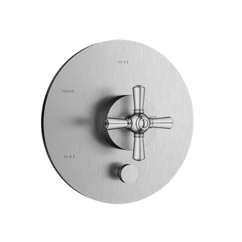 Santec 1035PF75-TM LYRA TRIM - Pressure Balanced Control with Diverter - Cross Handle
